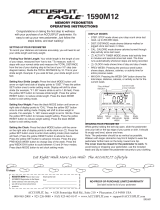 Accusplit Eagle AE1590M12 User manual