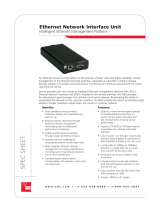 ADC Ethernet Network Interface Unit User manual