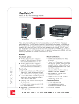 ADC Optical Normal Through Panel Pro Patch User manual