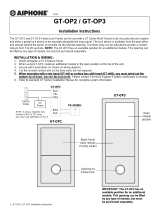Aiphone gt-op3 User manual