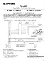 Aiphone TC-NMD TC-20MD User manual