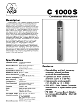 AKG Acoustics C1000S User manual