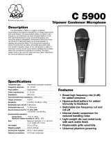 AKG Acoustics C5900 User manual