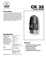 AKG Acoustics CK 32 User manual