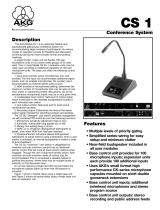 AKG Acoustics CS1 User manual