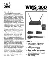 AKG Acoustics WMS 300 User manual