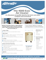 AllerAir 4000 Exec User manual