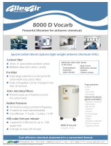AllerAir 8000 D Vocarb User manual