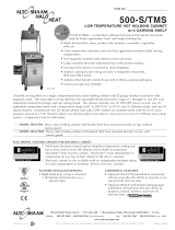 Alto-Shaam MODEL 500-S/TMS User manual