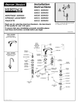 American Standard 6801 Series User manual