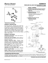 American Standard R126SS User manual