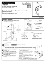 American Standard Swan 6012 User manual