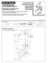 American Standard T555.502 User manual