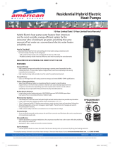 American Water Heater HPE6280H045DV User manual
