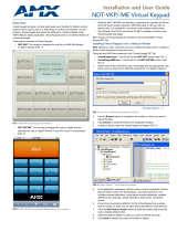 AMX Virtual Keypad NDT-VKP/-ME User manual