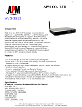 APM AVG-3512 User manual