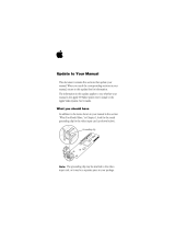 Apple 030-9106-A User manual