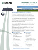 Asante Technologies GX6-2400W User manual