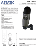 Astatic CTM-1500VP User manual