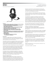 Audio-Technica BPHS1 User manual
