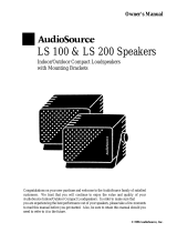 AudioSource System100 User manual