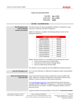 Avaya 1100 Series IP Deskphones Important information