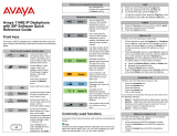 Avaya 1140E Reference guide