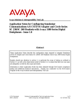 Avaya 1400 Series Digital Deskphones Application Note