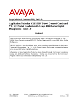 Avaya 1400 Series Digital Telephones Application Note