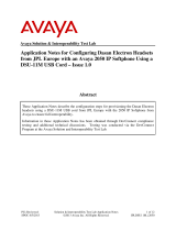 Avaya 2050 IP Softphone Application Note