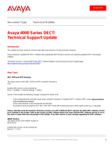 Avaya 4000 Series DECT User manual