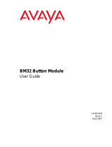 Avaya BM32 User manual