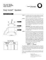 Avaya Bogen Easy Install Speaker User manual
