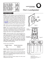Avaya Bogen Horn Loudspeaker User manual