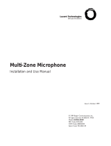 Avaya Bogen Multi-Zone Microphone Installation and Use Manual