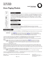 Avaya Bogen Zone Paging Module User manual