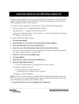 Avaya DES IPsec CD (GENERIC) Important Notice
