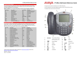 Avaya IP Office 5420 Reference guide