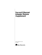 Avaya Second Ethernet Adapter Module Supplement User manual