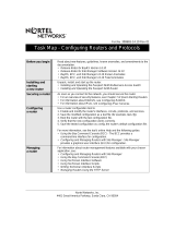 Avaya Task Map-Configuring Routers and Protocols User manual