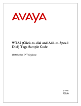 Avaya WTAI (Click-to-dial and Add-to-Speed Dial) Tags Sample Code 4600 Series User manual