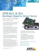 Axis Communications Developer Board and Device Server AXIS 82+ User manual