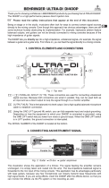 Behringer Ultra-DI DI400P User manual