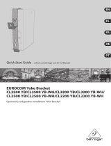 Behringer EUROCOM CL2200YB-WH Quick start guide