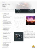 Behringer Europower EP2000 Product information