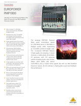 Behringer Europower PMP1000 Product information