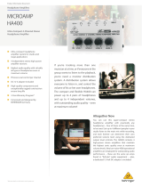 Behringer Microamp HA400 Product information