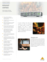 Behringer Miniamp AMP800 Product information