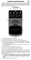 Behringer OD300 User manual