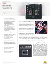 Behringer VMX100USB Product information